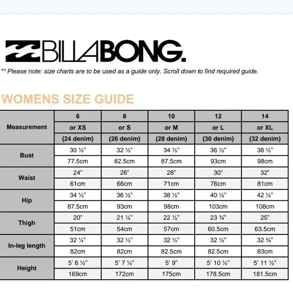 Billabong new tags